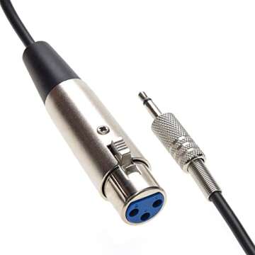 InstallerParts 6Ft XLR Female to 3.5mm Mono Male Cable