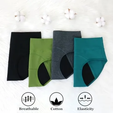 Nalwort Women's Menstrual Period Panties for Comfort and Protection