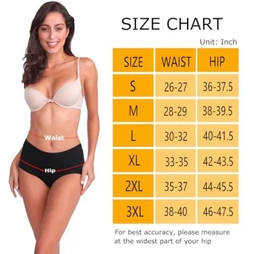Nalwort Women's Menstrual Period Panties for Comfort and Protection
