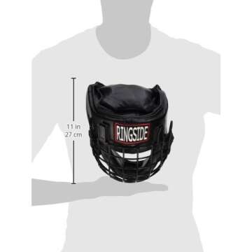Ringside Safety Cage Boxing Headgear with Full Face Large