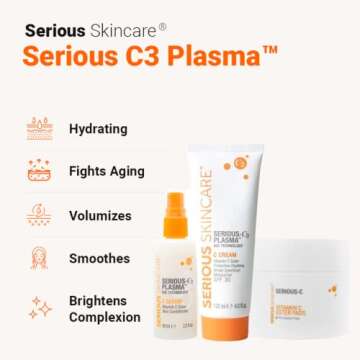Serious Skincare C3 Vitamin C Day Trio Set for Radiant Skin