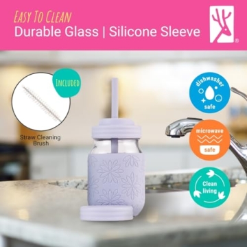 Elk & Friends 16 oz Mason Jar Cups - Safe & Sustainable