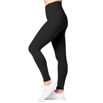 SATINA High Waisted Leggings - Soft, Tummy Control Yoga Pants for Women
