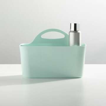 mDesign Makeup Organizer Caddy - Mint Green Beauty Storage