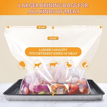 ARATHA Turkey Brining Bags 2 Pack Extra Large
