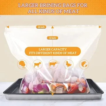 ARATHA Turkey Brining Bags 2 Pack Extra Large