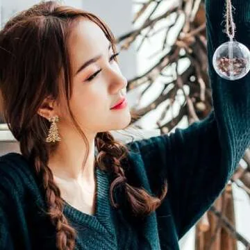 Christmas Tree Dangle Earrings, 2.4in Colorful Rhinestone-Encrusted Xmas Earrings Lightweight Holiday Drop Earrings for Women Festival Jewelry Gift for Holiday Christmas Party