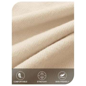 MEROKEETY Women Long Sleeve Color Block Sweater Dress Button Bow Tie Elegant Formal Work Mini Dresses, Apricot, X-Large