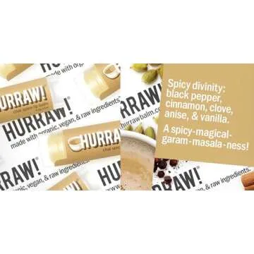 Hurraw! Chai Spice Lip Balm Pack – Organic, Vegan & Cruelty-Free
