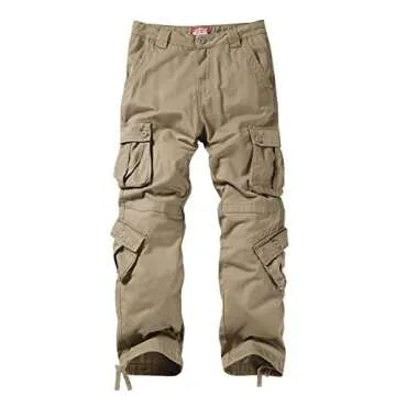 Match Men's Wild Cargo Pants #3357(32,British Khaki)