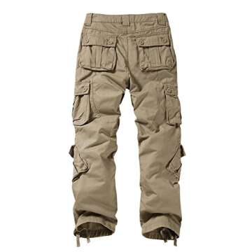 Match Men's Wild Cargo Pants #3357(32,British Khaki)