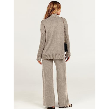 Shop ANRABESS Women’s Cozy 2 Piece Sweater Lounge Set 2024
