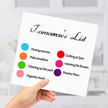 3500 Pieces Dot Stickers, 3/4 inch Color Coding Labels, 10 Color Circle Price Stickers for Office Classroom Student