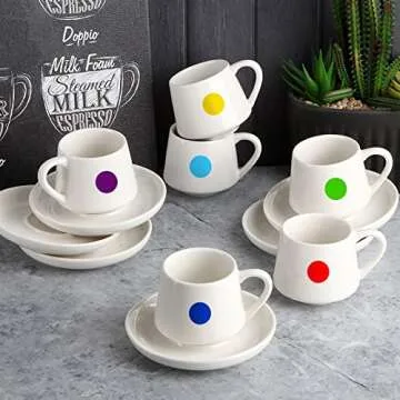 3500 Pieces Dot Stickers, 3/4 inch Color Coding Labels, 10 Color Circle Price Stickers for Office Classroom Student