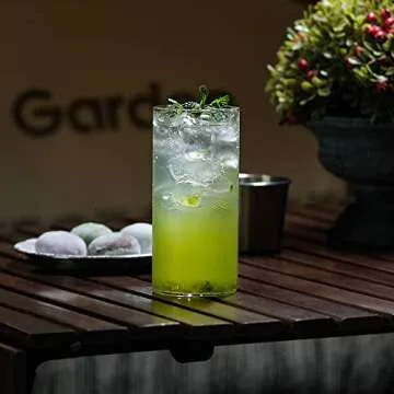 Elegant LUXU Drinking Glasses Set - 13 oz Highball Tumblers