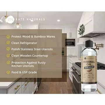 Revive Wooden Utensils with Kate Naturals Mineral Oil