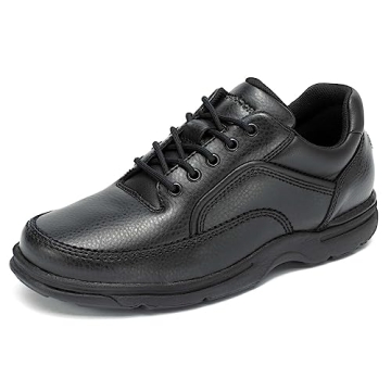 Rockport Men's Eureka Walking Shoe - Black Size 10.5 Wide for Ultimate Comfort