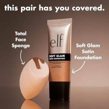 e.l.f. Soft Glam Foundation, Medium Coverage, Long-Lasting & Buildable Foundation For A Smooth, Satin Finish, Vegan & Cruelty-Free, 31 Medium Neutral