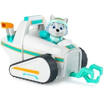 Paw Patrol Everest Snow Plow Vehicle with Collectible Figure