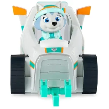 Paw Patrol Everest Snow Plow Vehicle with Collectible Figure