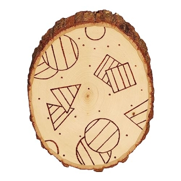 Basswood Round Plaque for Creative Woodburning Projects