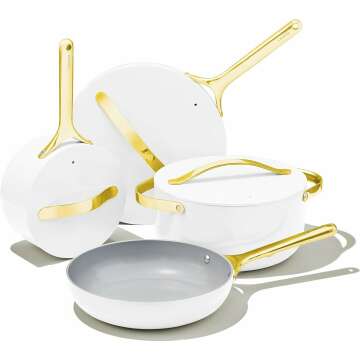 Caraway Nonstick Cookware Set - 12 Pieces