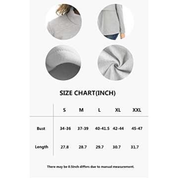 Smallshow Women's Fleece Nursing Tops Shirts Long Sleeve Breastfeeding Clothes Medium Light Grey