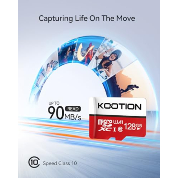 KOOTION 128GB Micro SD Card 2 Pack, Fast & Versatile Memory Solution