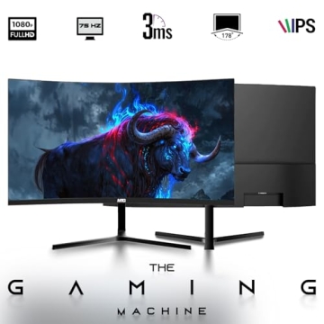 Powerful HP Desktop Computer with Intel Core i5, 16GB ARGB RAM, 512GB SSD, 32 Inch Curved Monitor, R...