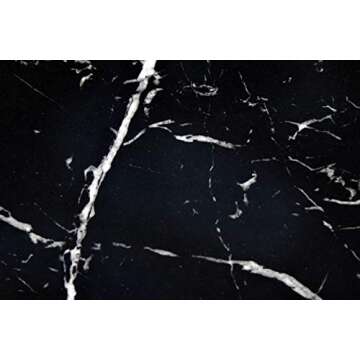 Limari Home Holli Black Marble Round Dining Table