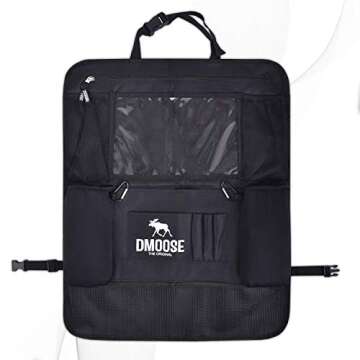 DMoose Car Backseat Organizer - Kids Tablet Holder and Storage