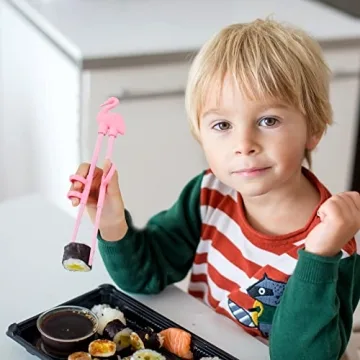4 pcs Kids Learning Chopsticks with Animals for Easy Grip