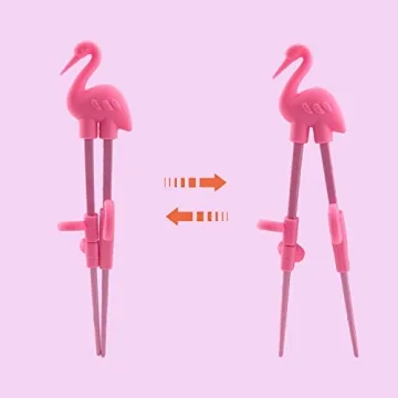 4 pcs Kids Learning Chopsticks with Animals for Easy Grip