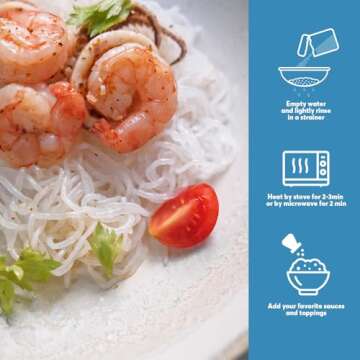 YUHO Shirataki Konjac 8 Pack Inside, Vegan, Gluten Free, Fat-Free, Keto Friendly, Low Carbs 53.61 Oz (1520 g)