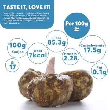 YUHO Shirataki Konjac 8 Pack Inside, Vegan, Gluten Free, Fat-Free, Keto Friendly, Low Carbs 53.61 Oz (1520 g)