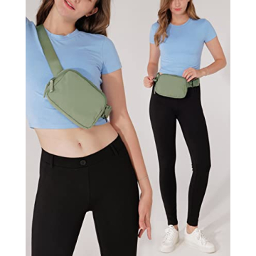 AslabCrew Unisex Belt Bag with Adjustable Strap