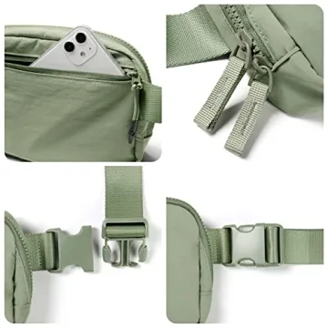 AslabCrew Unisex Belt Bag with Adjustable Strap