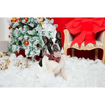 Unique style paws Christmas Dog Collar Bow tie Collar Adjustable Collars for Dogs Small Medium Large