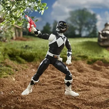 Mighty Morphin Black Ranger Action Figure Collector's Toy 6-Inch