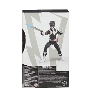 Mighty Morphin Black Ranger Action Figure Collector's Toy 6-Inch