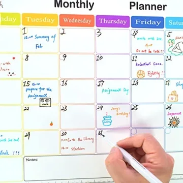 TWOHANDS Wet Erase Markers Fine Tip 12 Colors for Planning