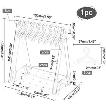 PH PandaHall Earring Holder Stand - Jewelry Display Rack
