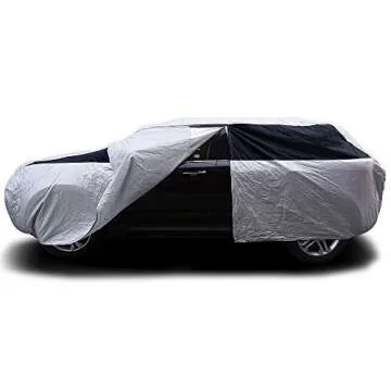 Titan 210T Waterproof Car Cover for Mid-Size SUVs