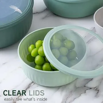 Cook with Color Mixing Bowls - 12-Piece Versatile Set