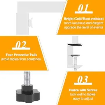 Xiomot Adjustable Table Arch for Weddings and Parties