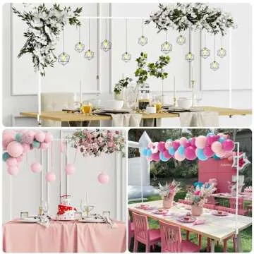 Xiomot Adjustable Table Arch for Weddings and Parties