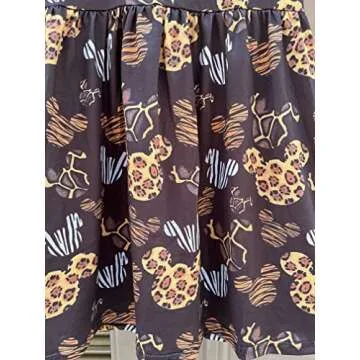 Ruffles Boutique Baby Girl Clothing Dress Little Girls Micky Mouse Minny Cartoon Characters Spring Summer Dress Outfit Sets 3XL