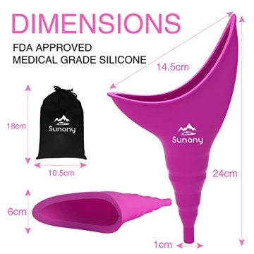 Female Urination Device for Travel and Outdoors