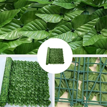 HENJADE Ivy Privacy Fence for Outdoor Decor