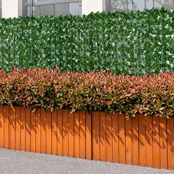 HENJADE Ivy Privacy Fence for Outdoor Decor